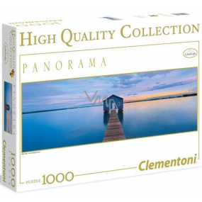 Clementoni Puzzle Blue Calm Panoramic 1000 Teile, empfohlen ab 9 Jahren