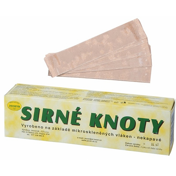 Schwefeldochte zur Desinfektion von Behältern, Keller 0,4 kg