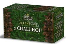 Grešík Grüner Tee mit Algen-Aufgussbeuteln für eine Reduktionsdiät 20x1,5 g ruft ein Sättigungsgefühl hervor