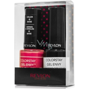 Revlon Colorstay Gel Envy Longwear Nagellack 130 Pocket Aces 11,7 ml + Nagellack 010 Diamond Top Coat 11,7 ml, Kosmetikset