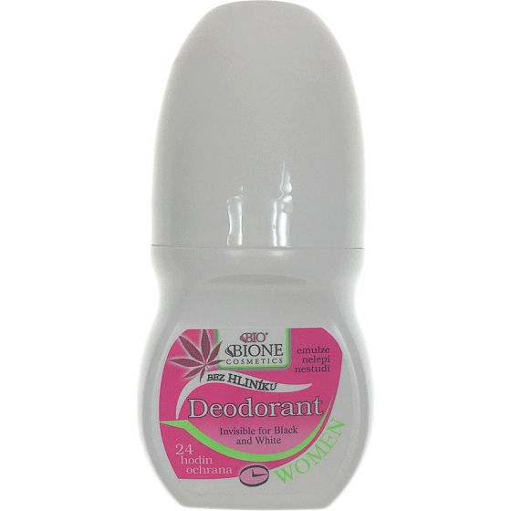 Bione Cosmetics Pink XXL Ball Antitranspirant Deodorant Roll-On für Frauen 80 ml