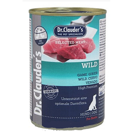 Dr. Clauders Wild Ausgewähltes Fleisch-Alleinfuttermittel für Welpen 400 g