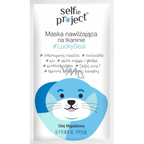 Selfie Project LuckySeal feuchtigkeitsspendende textile Gesichtsmaske 15 ml