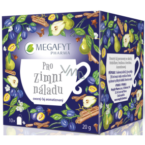 Megafyt Pharma Für Früchtetee mit Winterstimmung, portioniert, mit Zimt, Nelken, Birne, Orange und Pflaume 20 x 2 g