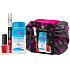 Dermacol Sexy Look Augen Make-up Entferner Augen Make-up Entferner 120 ml + 16H Lippenfarbe lang anhaltende Lippenfarbe 03 3 ml und 4,1 ml + 5 Day Stay Nagellack 21 Monroe Red 11 ml + Pompadour Etui, Kosmetikset