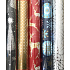 Zöwie Geschenkpapier 70 x 150 cm Weihnachten Luxus Platin Gold - Silber Sterne