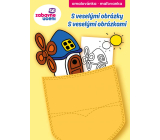 Ditipo Pocket Malvorlagen Mit fröhlichen Bildern für Kinder 4+ 32 Seiten A6 105 x 148 mm
