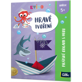 Albi Kvído Verspielte Kreation Piraten-Origami mit Spielempfehlung ab 5 Jahren