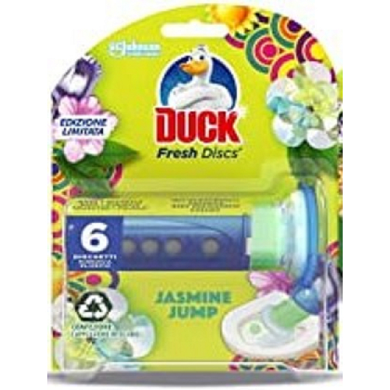 Duck Fresh Discs Jasmine Jump WC-Gel für hygienische Sauberkeit und Frische Ihrer Toilette 36 ml