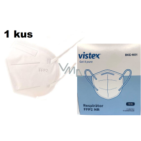 Vistex Respirator Mundschutz 5-lagige FFP2 Gesichtsmaske 1 Stück