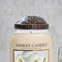 Yankee Candle Sheridan Floral Bronze Stanzmetall Fancy Metal Ring für mittelgroße und große Duftkerzen Classic 8,5 x 3 cm