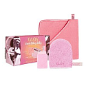 Glov Cosmic Spa wiederverwendbares Make-up zum Entfernen von Tampons 5 Stück + Cellulite-Handschuhe + Tampon-Waschbeutel + Produkt-Aufbewahrungsbeutel, Kosmetik-Set