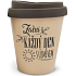 Nekupto Kafetearie Keramik To Go Becher Beginnen Sie jeden Tag mit einem Lächeln 300 ml