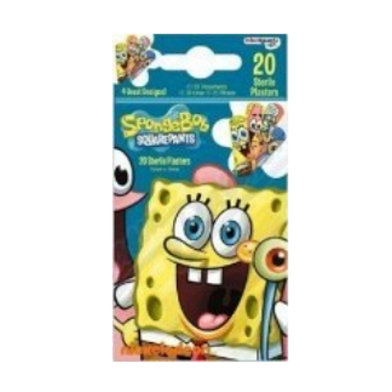 SpongeBob Pflaster für Kinder 20 Stück