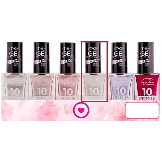 My Easy Paris 10Days Efecto Gel-Nagellack 028 Glitter Weiß 15 ml