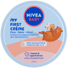 Nivea Baby My first créme Gesichts-, Körper- und Po-Creme 75 ml