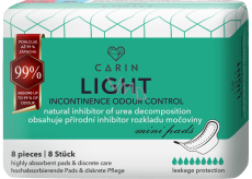 Carin Light Incontinence Odour Control 8ks