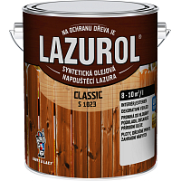 Lazurol Classic S1023 dünnschichtige Holzlasur mit Ölanteil, 0010 weiß, 2,5 l