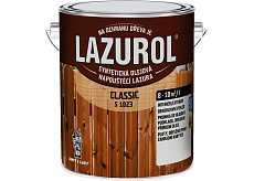Lazurol Classic S1023 dünnschichtige Holzlasur mit Ölanteil, 0010 weiß, 2,5 l