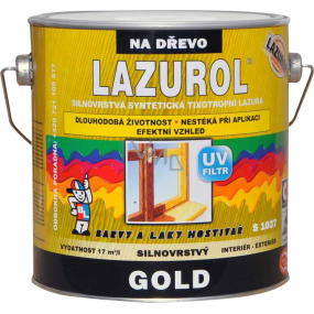 Lazurol Gold S1037 dickschichtige Holzlasur T000 farblos, 2,5 l