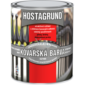 HOSTAGRUND kovářská barva S2160K, 0950 kovářská čerň, 600 ml