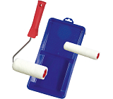 Spokar Filz Farbroller Set mit Wanne und Halter, 100 mm