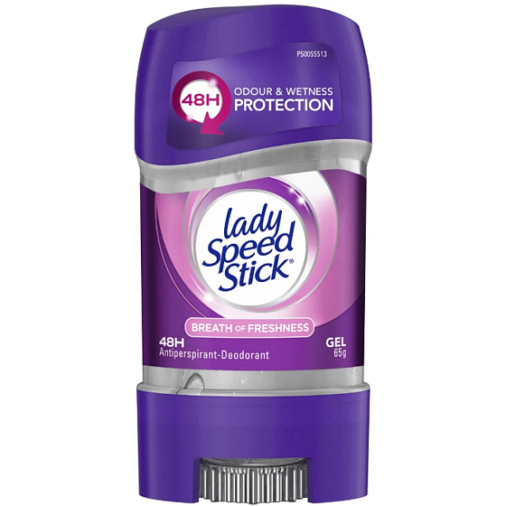 Lady Speed Stick Breath of Freshness Antitranspirant Deodorant Gel Stick für Frauen 65 g