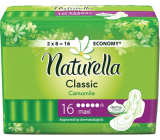 Naturella Classic Maxi Damenbinden mit dem Duft von Kamille und Flügeln 16 Stück