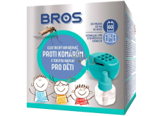 Bros Electric Moskitoverdampfer + Flüssigkeitsfüllung für Kinder 40 ml