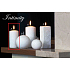 Lima Marble Intimity Duftkerze weiß Zylinder 50 x 100 mm 1 Stück