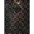 Nekupto Geschenkpapiertüte 23 x 18 x 10 cm Metallicbraun mit Quadraten 001 62 GM
