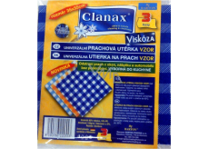 Clanax Universal Staubtuch Viskose Vlies 35 x 35 cm 3 Stück