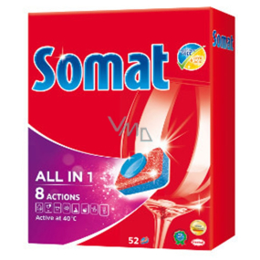 Somat All In 1 8 Aktionen Spülmaschinentabletten 52 Stück