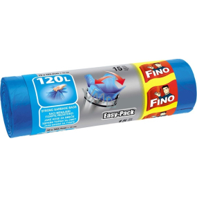 Fino Easy Pack Müllsäcke blau, 22 µm, 120 Liter, 70 x 101,5 cm, 15 Stück