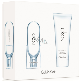 Calvin Klein CK2 Eau de Toilette Unisex 50 ml + Duschgel 100 ml, Geschenkset