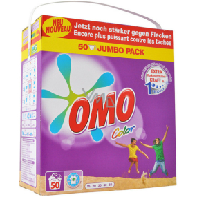 Omo Color Waschpulver, farbige Wäsche 50 Dosen 3,5 kg