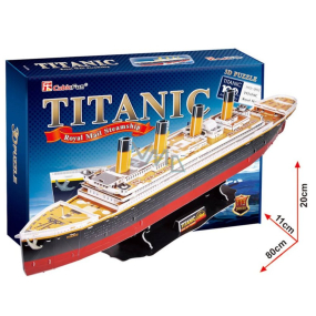 CubicFun Puzzle 3D Titanic 113 Stück 80 x 20 x 11 cm