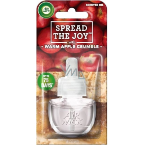 Air Wick Spread The Joy Warmer Apfelstreusel - Frisch gebackener elektrischer Erfrischer für Apfelkuchen nachfüllen 19 ml