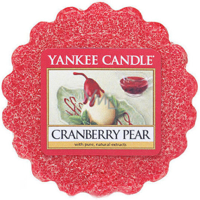 Yankee Candle Cranberry Pear - Cranberry und Birnen duftendes Wachs für Aromalampe 22 g