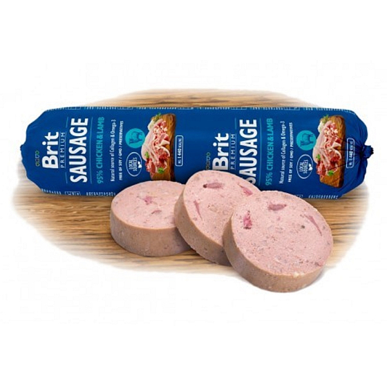 Brit Huhn + Lamm Premium Fleischgericht Komplettfutter für Hunde 800 g