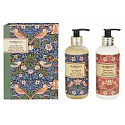 Heathcote & Ivory Strawberry Thief Duschgel 300 ml + Handlotion 300 ml, Kosmetikset