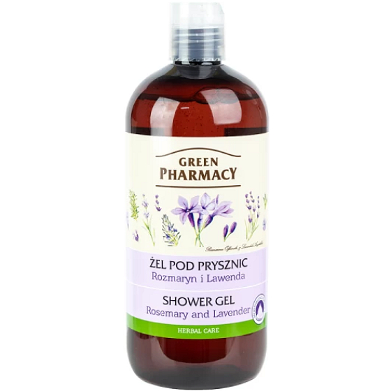 Green Pharmacy Rosmarin und Lavendel Duschgel 500 ml