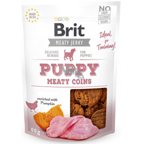 Brit Jerky Trockenfleisch mit Pute und Huhn für Welpen 80 g