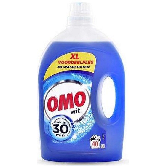 Omo Wit Waschgel, Weiß 40 Dosen 2 l