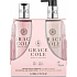 Grace Cole Wild Fig & Pink Cedar - Feige und rosa Zeder Duschgel 300 ml + feuchtigkeitsspendende Körperlotion 300 ml, Kosmetikset für Frauen