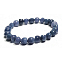 Dumortierit Armband elastisch Naturstein, Kugel 8 mm / 16-17 cm, Jugend im Herzen
