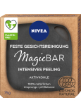 Nivea MagicBar reinigende Peeling-Gesichtsseife mit Aktivkohle für problematische Haut 75 g
