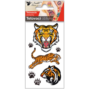 Tattoo-Abziehbilder Tiger 10,5 x 6 cm