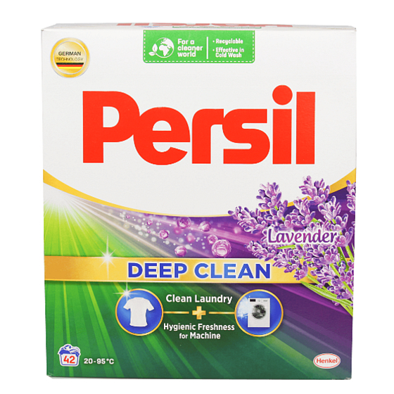 Persil Lavendel Deep Clean Universal Waschpulver 42 Dosen 2,52 kg