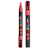 Posca Universal-Acryl-Marker 0,9 - 1,3 mm Glitter Rot PC-3M